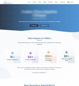 Site Hôpital - Application web de prise de rendez-vous développée par NvsDevs, +75% réduction appels